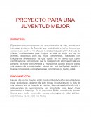 PROYECTO PARA UNA JUVENTUD MEJOR