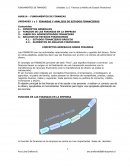 UNIDADES 1 y 2 FINANZAS Y ANALISIS DE ESTADOS FINANCIEROS .