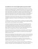 ¿Es posible borrar de la memoria digital aquello que queremos olvidar?.