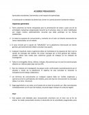 Acuerdo pedagogico. Foros semana 5 y 6. Modulo Refuerzo Autónomo (RA)