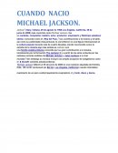 CUANDO NACIO MICHAEL JACKSON