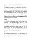 Tema- Ejemplo de contrato laboral.