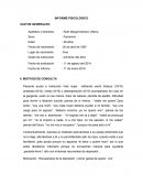 INFORME PSICOLÓGICO.