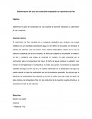 Determinación del calor de combustión empleando un calorímetro de Parr