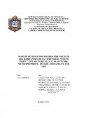 MANEJO DE DESECHOS SÓLIDOS POR PARTE DE LOS HABITANTES DE LA COMUNIDAD “NUEVO PIRITU