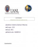 PROBLEMAS ETICOS DEL MUNDO ACTUAL. Cuestionario