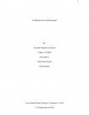 Actividad de reconocimiento. Epistemología concepto