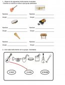 Guía en clases: Instrumento musicales viento, cuerda y percusión..