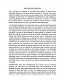 La mitología griega conjunto de mitos y leyendas