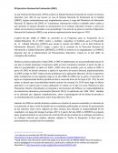 Operativo Nacional de Evaluacion.