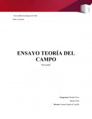 ENSAYO TEORÍA DEL CAMPO "Kurt Lewin"