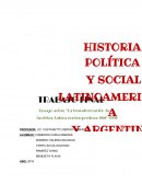 Ensayo- América Latina contemporánea 1880-1990