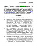 CONTRATO DE PRESTACIÓN DE SERVICIOS PROFESIONALES CON CARGO A LA PARTIDA PRESUPUESTAL