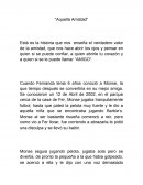 Ensayo- “Aquella Amistad”