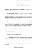 Modelo para pedir un exhorto