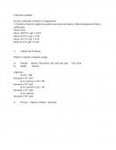 Resolver utilizando el diseño de Programación.