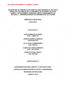 ESTRATEGIAS DE COMUNICACIÓN ASERTIVA PARA DISMINUIR EL MALTRATO VERBAL EN LAS FAMILIAS DE LA COMUNIDAD DE VILLAMADI, VILLA PAZ, BARRIO 11 DE NOVIEMBRE, COMUNIDAD UMATA CORREGIMIENTO DE BAYUNCA, Y COMUNIDAD BARRIO VILLAHERMOSA DE TOLÚ SUCRE.