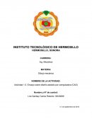 Ensayo sobre diseño asistido por computadora (CAD)