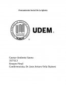 Pensamiento Social De La Iglesia