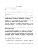 Plan de Negocios. INFORMACION GENERAL