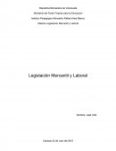 Resumen de Legislación Mercantil y Laboral