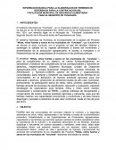 INFORMACION BASICA PARA LA ELABORACION DE TERMINOS DE REFERENCIA PARA LA CONTRATACION DEL “FACILITADOR MUNICIPAL DE SEGURIDAD ALIMENTARIA”