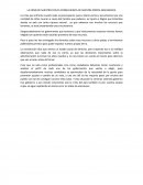 LA CRISIS DE NUESTRO PAIS ES CONSECUENCIA DE NUESTRA PROPIA NEGLIGENCIA