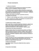 Proceso de planeacion.
