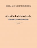 Atención Individualizada Elaboración de instrumentos