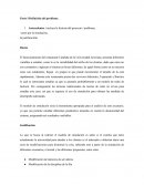 Parte I Definición del problema Antecedentes: (incluya la historia del proyecto / problema, razón por la simulación, la justificación)