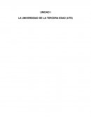 I.1 INFORMACIONES SOBRE LA UNIVERSIDAD DE LA TERCERA EDAD (UTE).