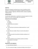 Cuestionario para empresa de bellesa.