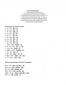 Productos notables y factorización.