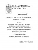 REPORTE DE PRÁCTICA #1: PREPARACION DE MEDIOS DE CULTIVO