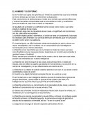 EL HOMBRE Y SU ENTORNO.