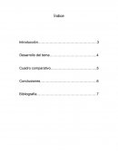 Cuadro comparativo del gasto publico.