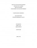 EDUCACIÓN RURAL. PLANIFICACIÓN PLURIGRADO