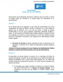 Legislación Facultad de los poderes