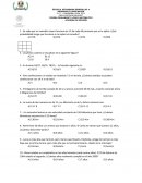 Examen Pensamiento Lógico Matemático.