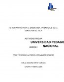 Alternativas para la enseñanza-aprendizaje de la lengua en el aula