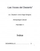 Las voces del desierto.