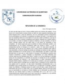 Reflexiones sobre la comunicación.