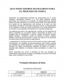 QUE INDICADORES MANEJARON PARA EL PROCESO DE NOKIA