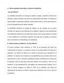 Terminos de estadisticas.