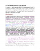 Teorías del comercio Internacional..