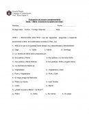 Lenguaje y Comunicación. Evaluación de lectura complementaria.