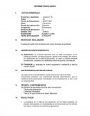 Informe psicológico Figura humana de Machover. Angello Castillo.