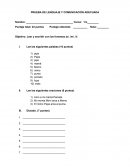 PRUEBA DE LENGUAJE Y COMUNICACIÓN ADECUADA