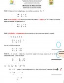 Metodo de reduccion.