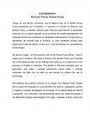 AUTOBIOGRAFIA Rómulo Flores Flores Puma